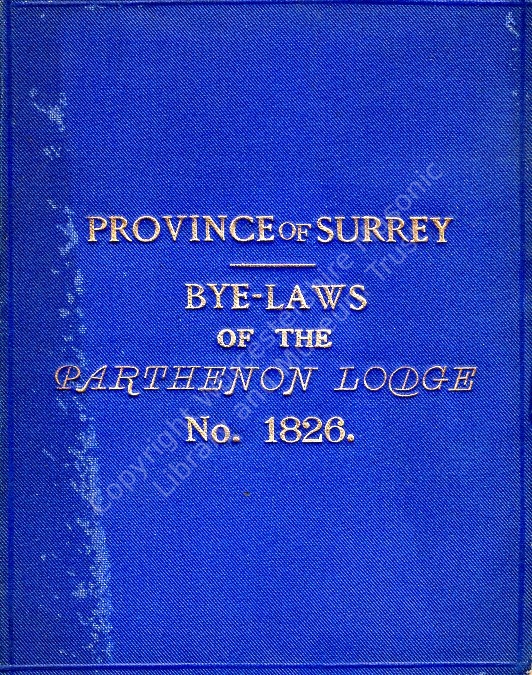 1934/387 - Worcestershire Masonic Library and Museum Catalogue
